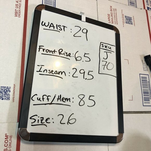 True Religion Big T Jean Size 28 Flap Pocket Twisted Flare Leg Distressed - Picture 10 of 10